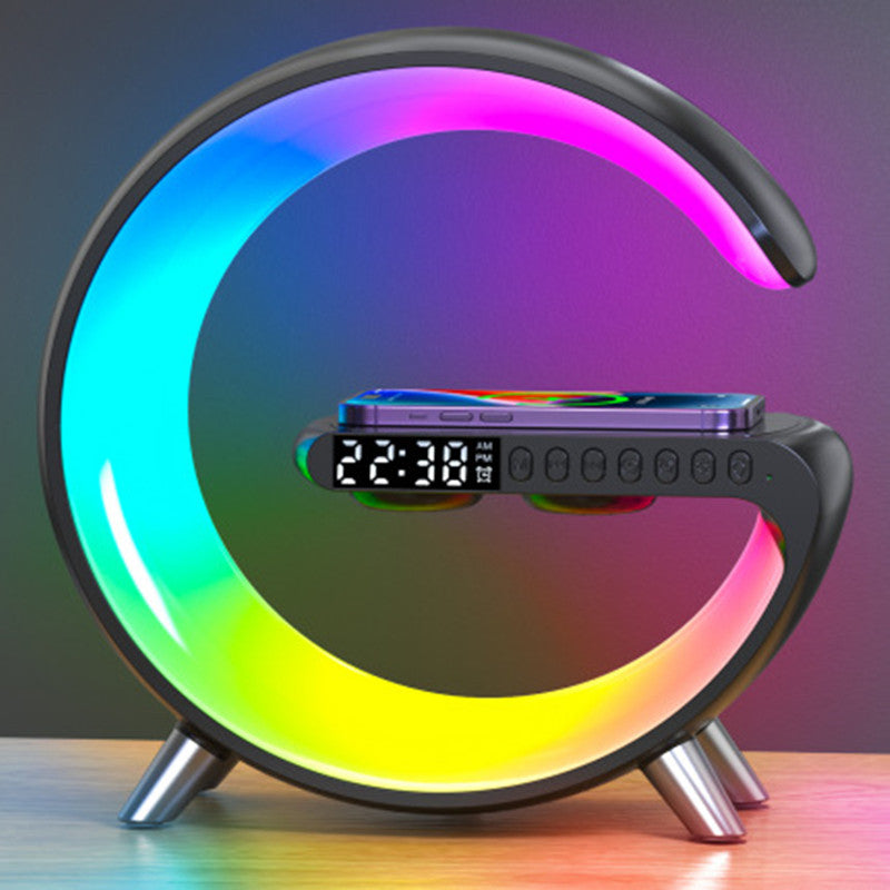 Wireless Charger Bluetooth Clock Lamp