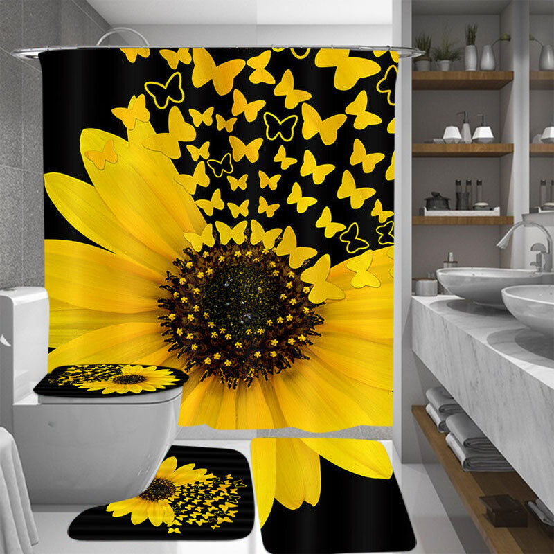 Sunflower bathroom Decor