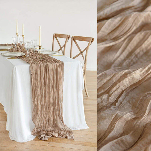 cheese cloth table runners
